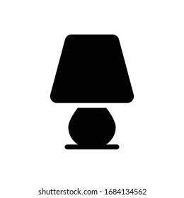 Lamp Vector icon Solid style. EPS 10