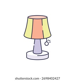 Ilustração de stock de ícone de vetor de lâmpada