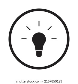 lamp vector icon for website symbol presentation