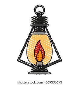 lamp vector illustration