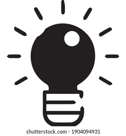 Lamp  Vector illustration isolated on a white background.