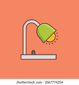 LampenVektorgrafik auf transparentem Hintergrund. Hochwertige Symbole.Vektorlinienflaches Farbsymbol für Konzept und Grafikdesign.