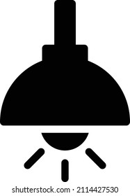 Lamp Vector illustration on a transparent background.Premium quality symmbols.Glyphs vector icon for concept and graphic design.