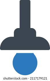 lamp Vector illustration on a transparent background. Premium quality symbols. Glyphs  vector icon for concept and graphic design.