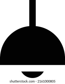 ilustración del vector lámpara en un fondo transparente. Símbolos de calidad superior. Iconos vectoriales de glifos para diseño de conceptos y gráficos. 
