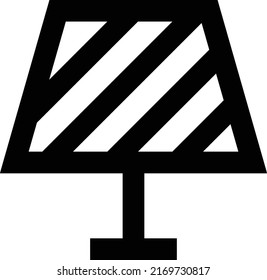 lamp Vector illustration on a transparent background.Premium quality symmbols.Stroke vector icons for concept and graphic design.