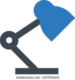 ilustración vectorial de lámpara en un fondo transparente.Símbolos de calidad premium.Icono vector glifos para concepto y diseño gráfico.