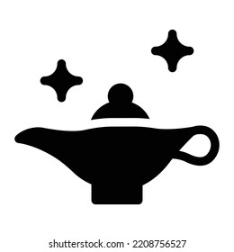 lamp Vector illustration on a transparent background. Premium quality symbols. Gyliph vector icon for concept and graphic design.