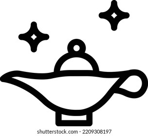lamp Vector illustration on a transparent background. Premium quality symbols. Stroke vector icon for concept and graphic design
