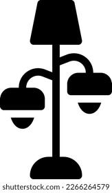 LampenVektorgrafik auf transparentem Hintergrund. Hochwertige Symbole. Glyphen Vektorsymbole für Konzept und Grafikdesign. 

