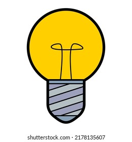 lamp vector illustration,isolated on white background,top view
