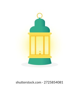 Vector de la lámpara. Vector de la linterna. linterna árabe. linterna del ramadán