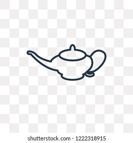 Lamp vector outline icon isolated on transparent background, high quality linear Lamp transparency concept can be used web and mobile