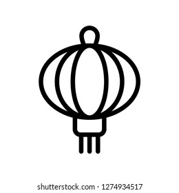 Lampion Icon vector