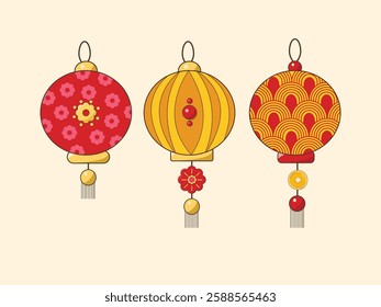 Lampion Ilustration for Chinese New Year