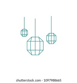 lampion interior vector design download