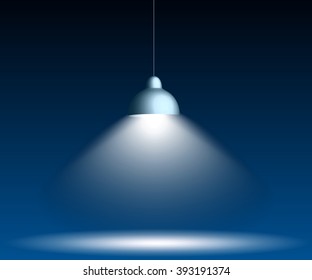 Lamplight   - vector illustration 