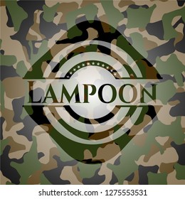 Lampoon on camouflage pattern
