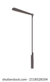 Icono Lampost en estilo plano sobre ilustración vectorial de fondo blanco