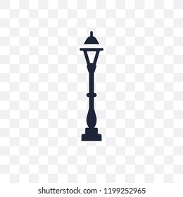 Lamppost transparent icon. Lamppost symbol design from Agriculture, Farming and Gardening collection. Simple element vector illustration on transparent background.