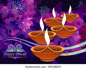 Lamps of Diwali