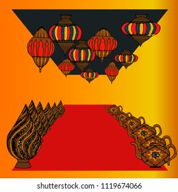 lamps from morocco EPS 10