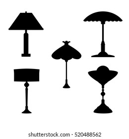 lamps silhouette