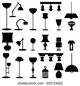 Lamps silhouettes