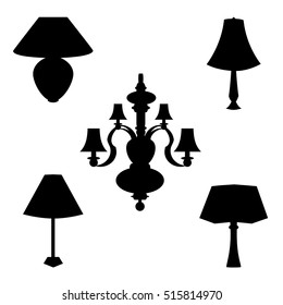 lamps silhouettes