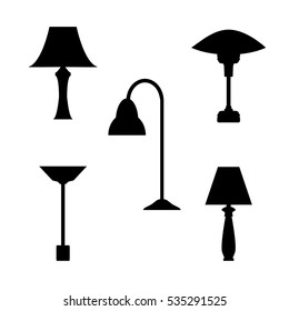 lamps silhouettes