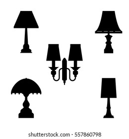 lamps silhouettes