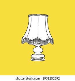 Lampshade Icon by firtinali, Basic drawing, Antique Concept, Sketch and Vintage style. - Vector