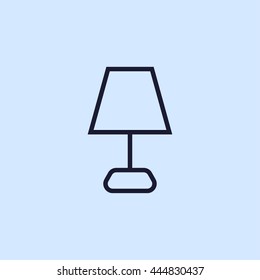 lampshade line icon