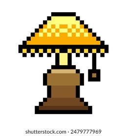  Lampshade in pixel art style