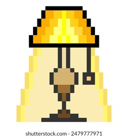  Lampshade in pixel art style