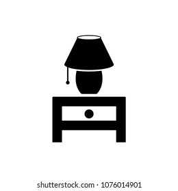 lamp,table lamp,furniture icon vector
