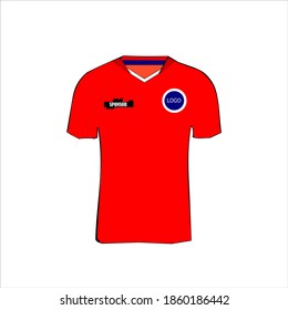 Lampung Indonesia, 24 November 2020. a cool and impressive red sports costume and an inspiration to all