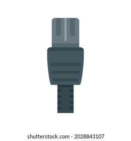 Lan cable icon. Flat illustration of lan cable vector icon isolated on white background