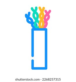 lan cable wire color icon vector. lan cable wire sign. isolated symbol illustration