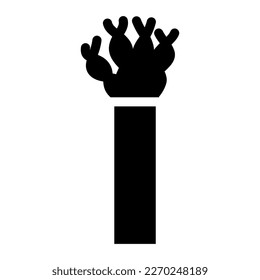 lan cable wire glyph icon vector. lan cable wire sign. isolated symbol illustration