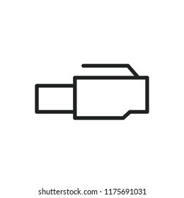 lan connector vector icon