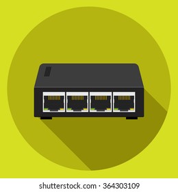 Lan hub icon