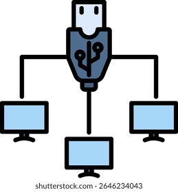 Elemento De Ícone De Lan Para Design