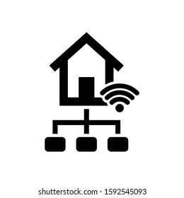 lan icon isolated sign symbol vector illustration - high quality black style vector icons
