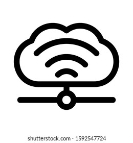lan icon isolated sign symbol vector illustration - high quality black style vector icons
