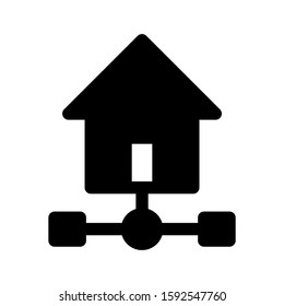 lan icon isolated sign symbol vector illustration - high quality black style vector icons
