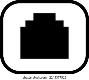 LAN icon. sign design illustration on white background..eps
