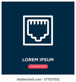 lan network vector icon