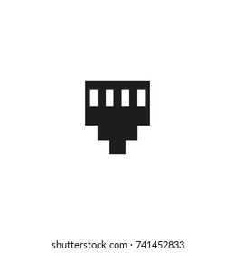 lan network vector icon