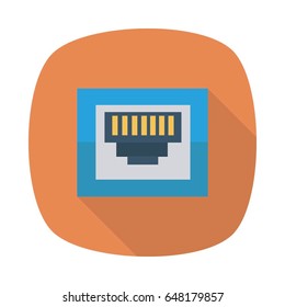 LAN port icon